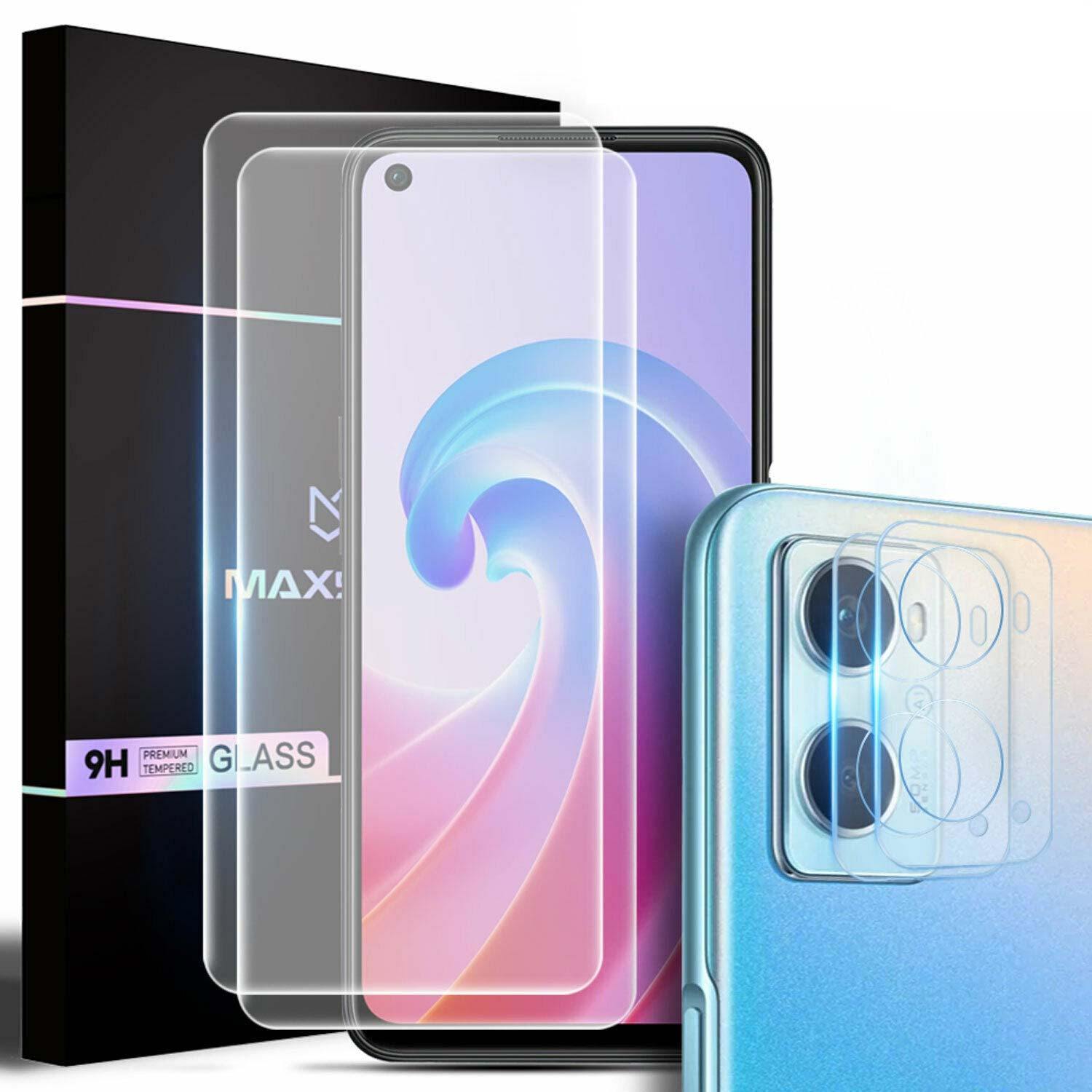 Full Cover Tempered Glass Camera Lens Screen Protector For OPPO A96