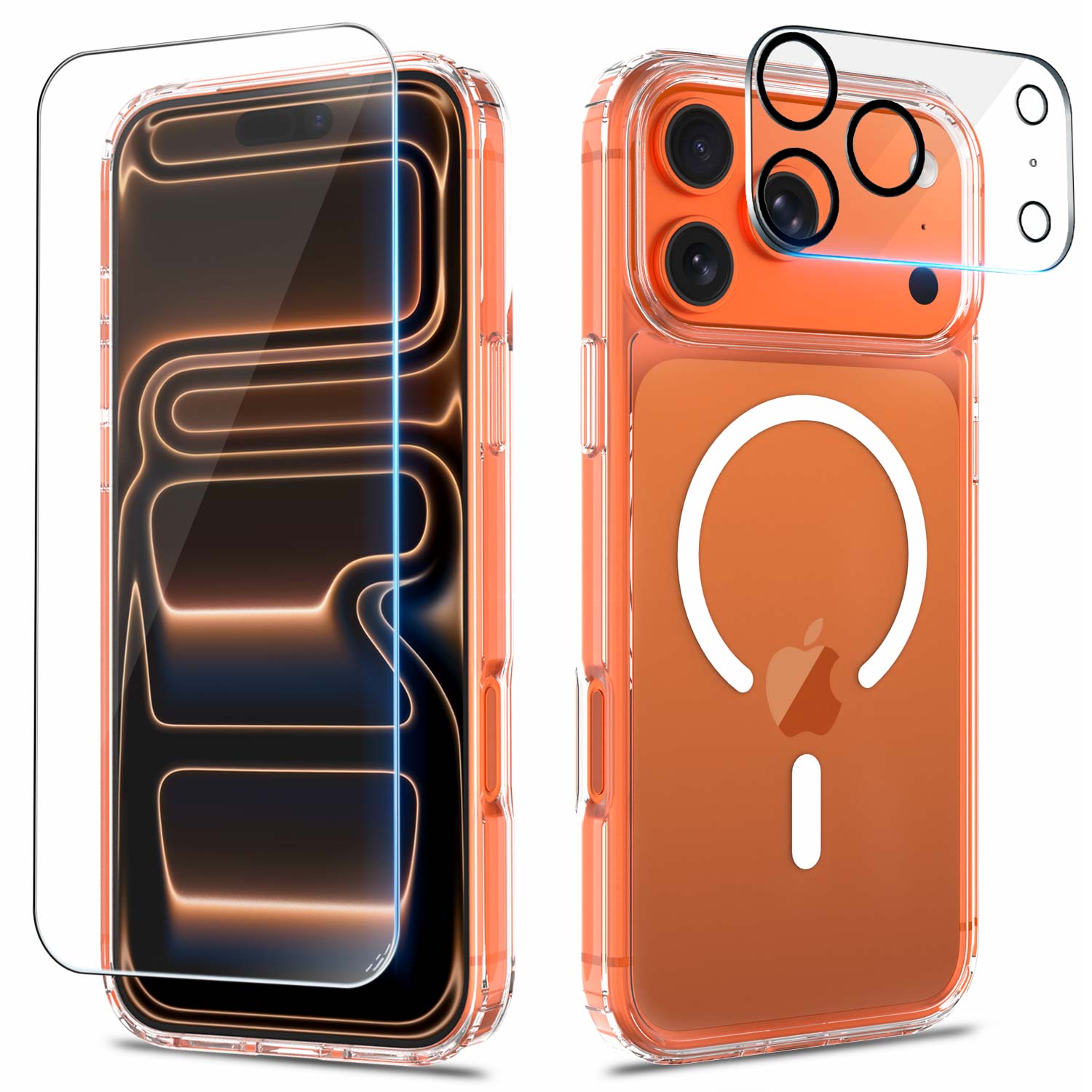 For iPhone 17 Pro Max Case Clear Magsafe Shockproof Magnetic Cover