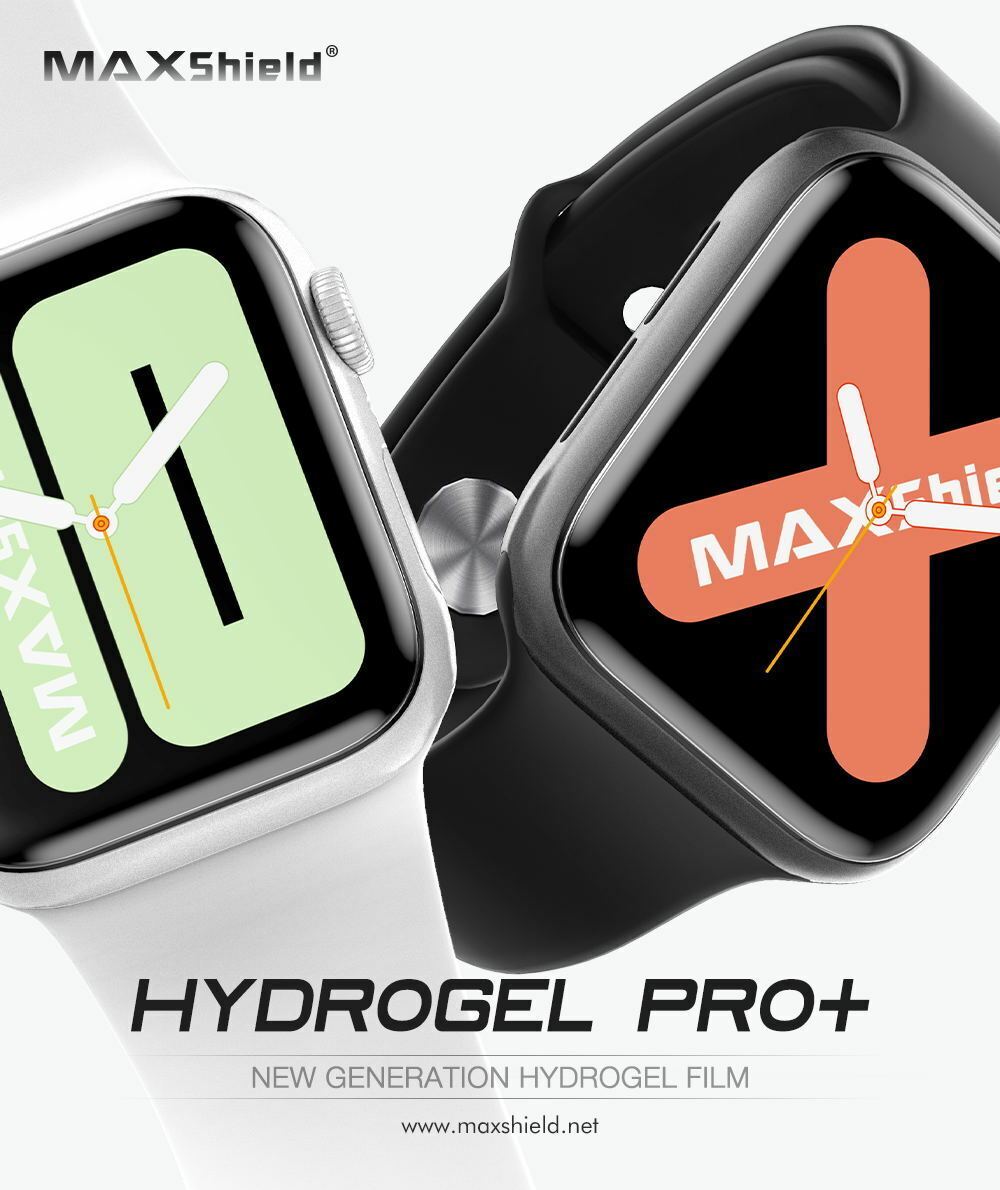 4 Packs Hydrogel Screen Protector For Apple Watch Ultra 49mm MaxShield
