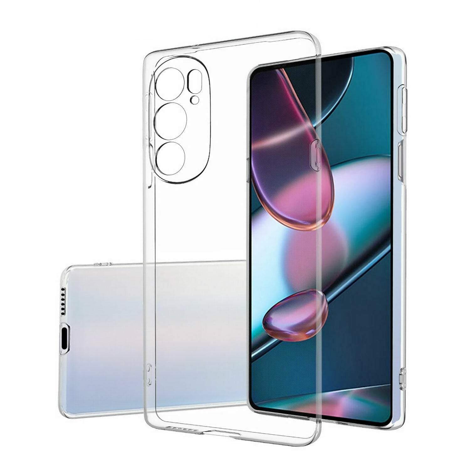 Shockproof Case Clear Cover Silm Soft TPU AU For Motorola MOTO G22 /Edge30 Pro 5G