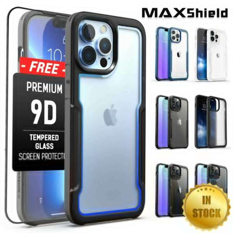 Heavy Duty Shockproof Clear Slim Hard Case For iPhone 13 Series