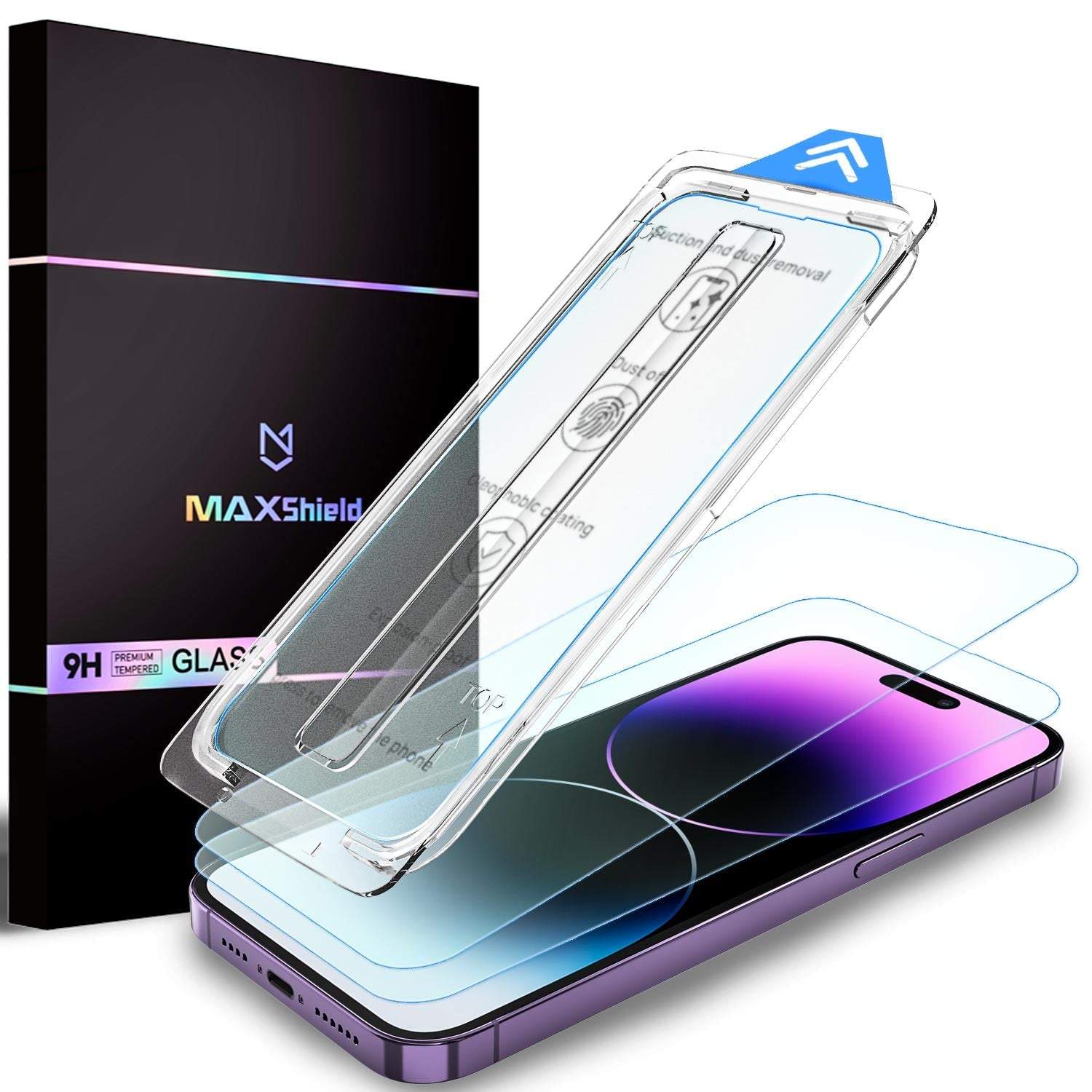 [Auto Alignment Kit] Glass Screen Protector For iPhone 14/13/12/11/XS/XR Series