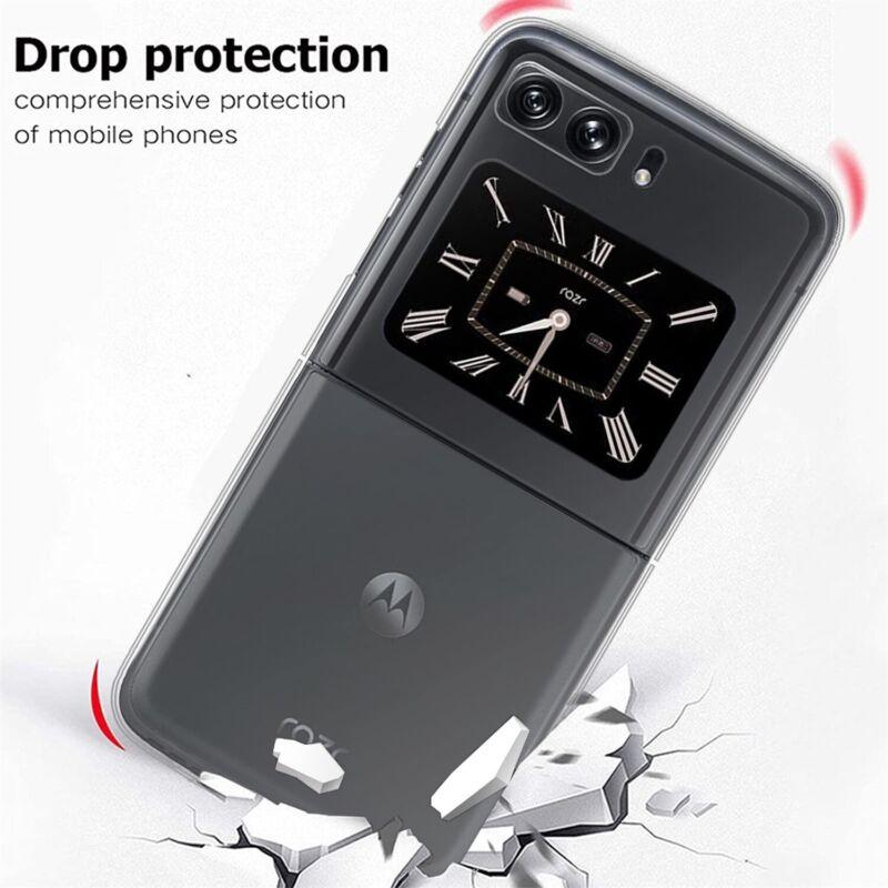 Clear Case Hard Shockproof Back Cover Protector For Motorola Moto Razr 5G 2022
