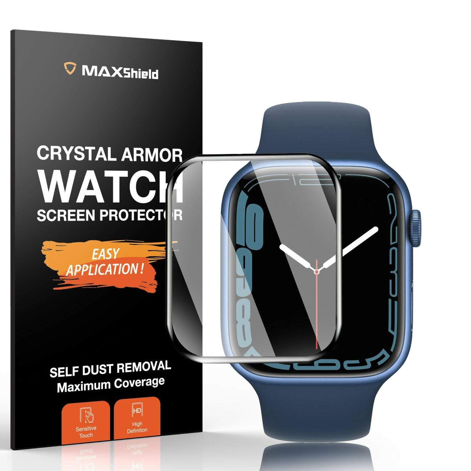 6D Glass Full Screen Protector For Apple Watch 8